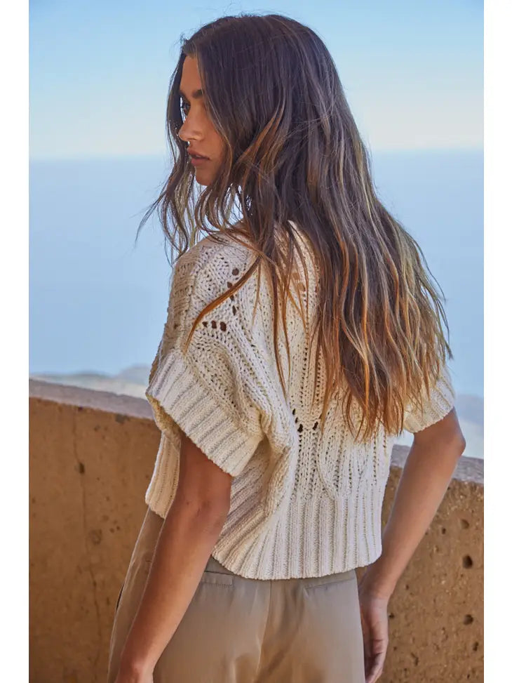 By Together Cali Crochet Top