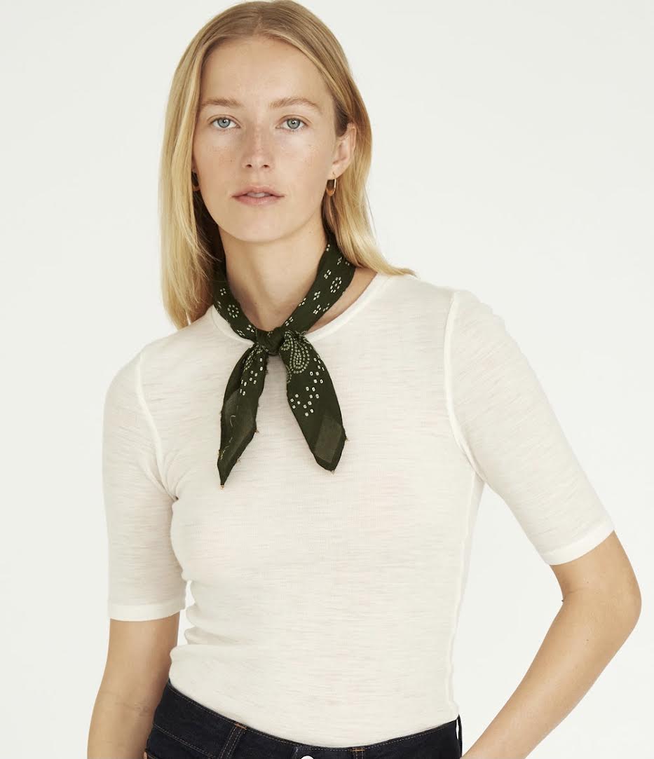 Chanl Luu Dotted Paisley Bandana