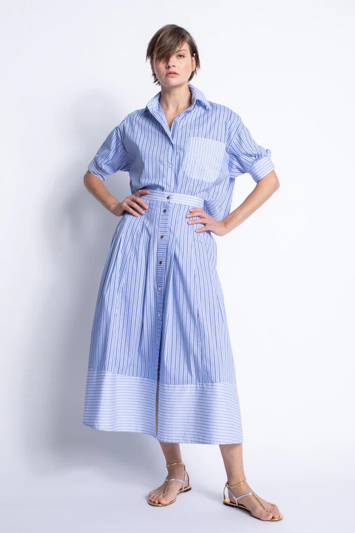 Karina Grimaldi Malaga Stripe Skirt