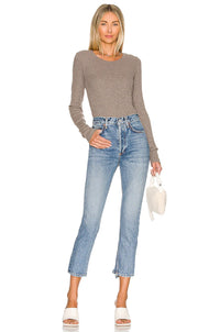 Agolde Riley High Rise Straight Crop