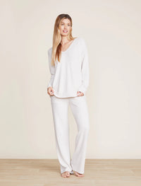 Barefoot Dreams CCUL V Neck Hi-Low Pullover