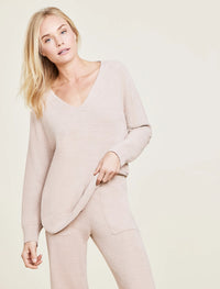 Barefoot Dreams CCUL V Neck Hi-Low Pullover