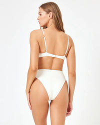 LSPACE Sunrise Shell Bikini Top