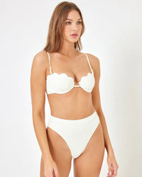 LSPACE Sunrise Shell Bikini Top