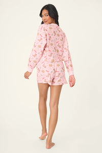 PJS Western Holiday Shorts Set