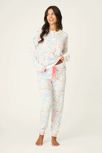 PJS Ski Jammie Fa La La Set
