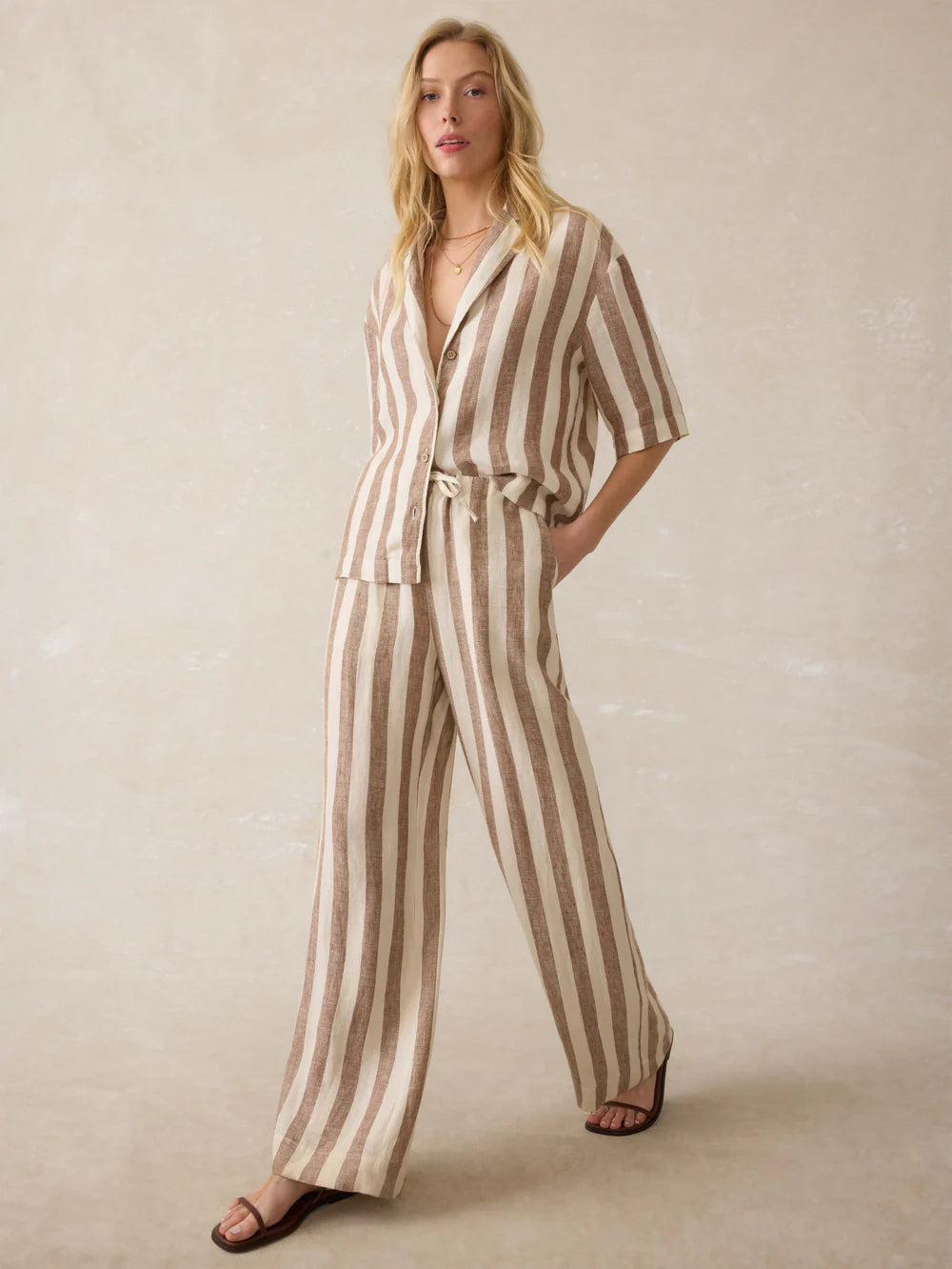 Faherty Palma Drawstring Pant