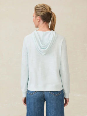 Faherty Sky Sunwashed Slub Hood