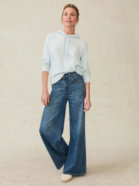 Faherty Sky Sunwashed Slub Hood