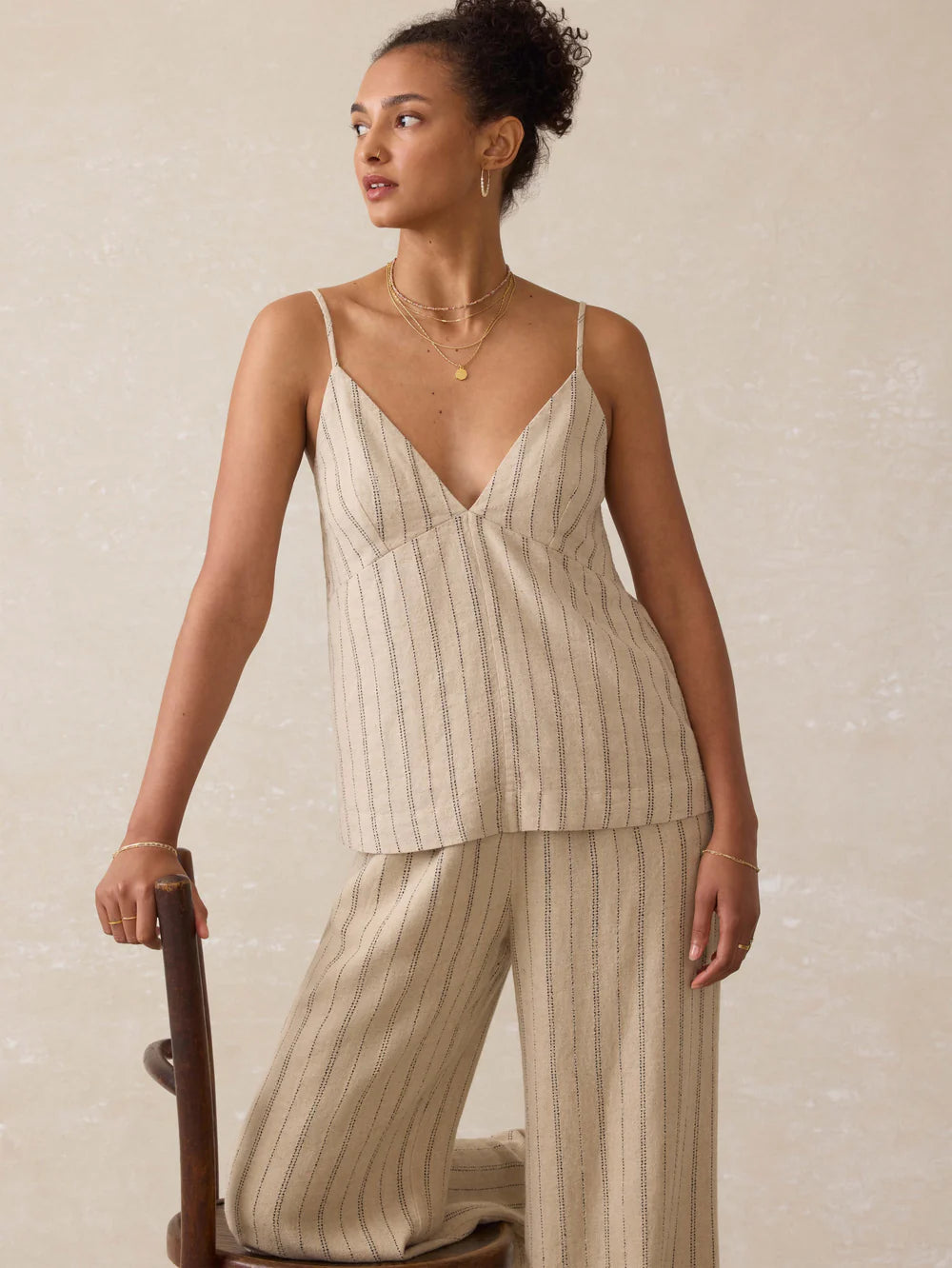 Faherty Riviera Linen Tank