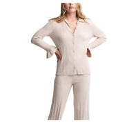 Barefoot Dreams CCUL Ribbed Ruffle Cuff Shirt