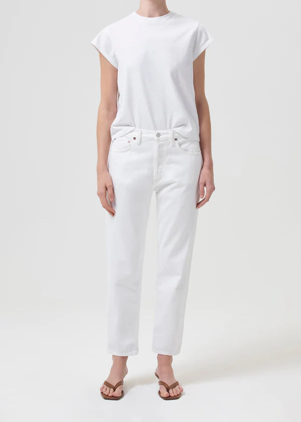 Agolde Bryce Tee White
