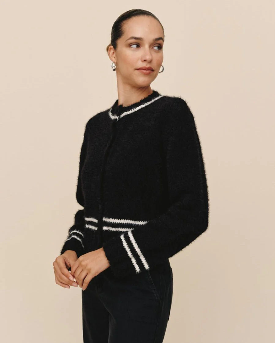 BD Contrast Stripe Cardigan