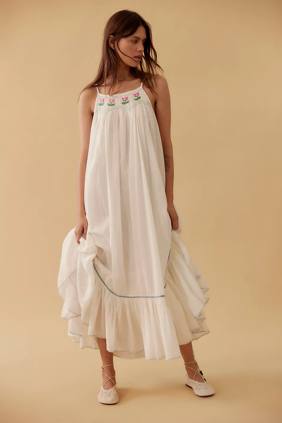 Free People Tip Toeing Midi Whisper
