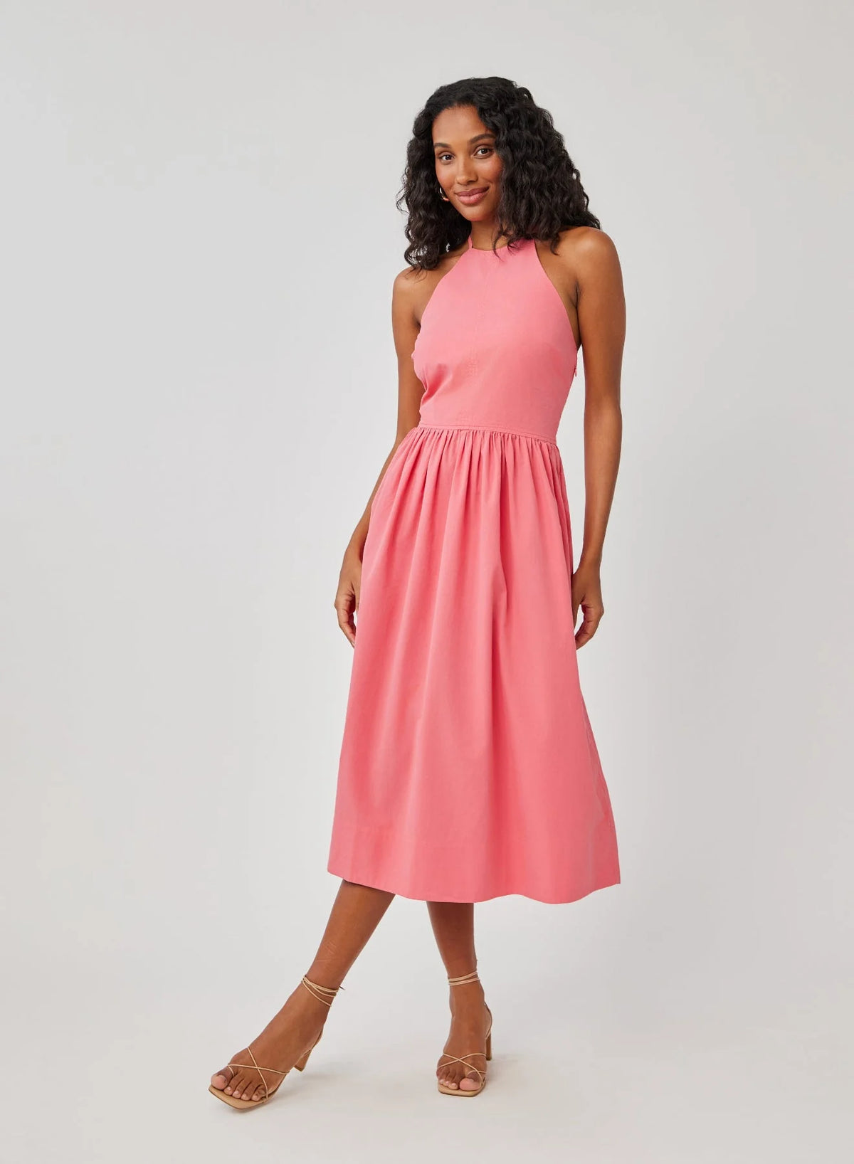 Bella Dahl Midi Halter Dress