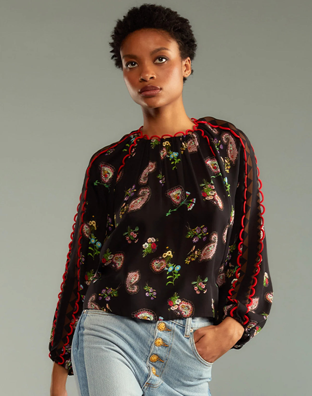 Cynthia Rowley Garden Blouse