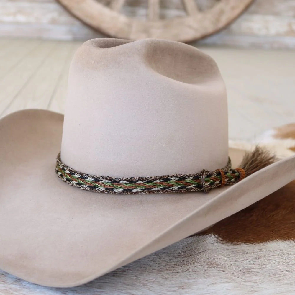 WL Horsehair Braided Tassel Hat Band