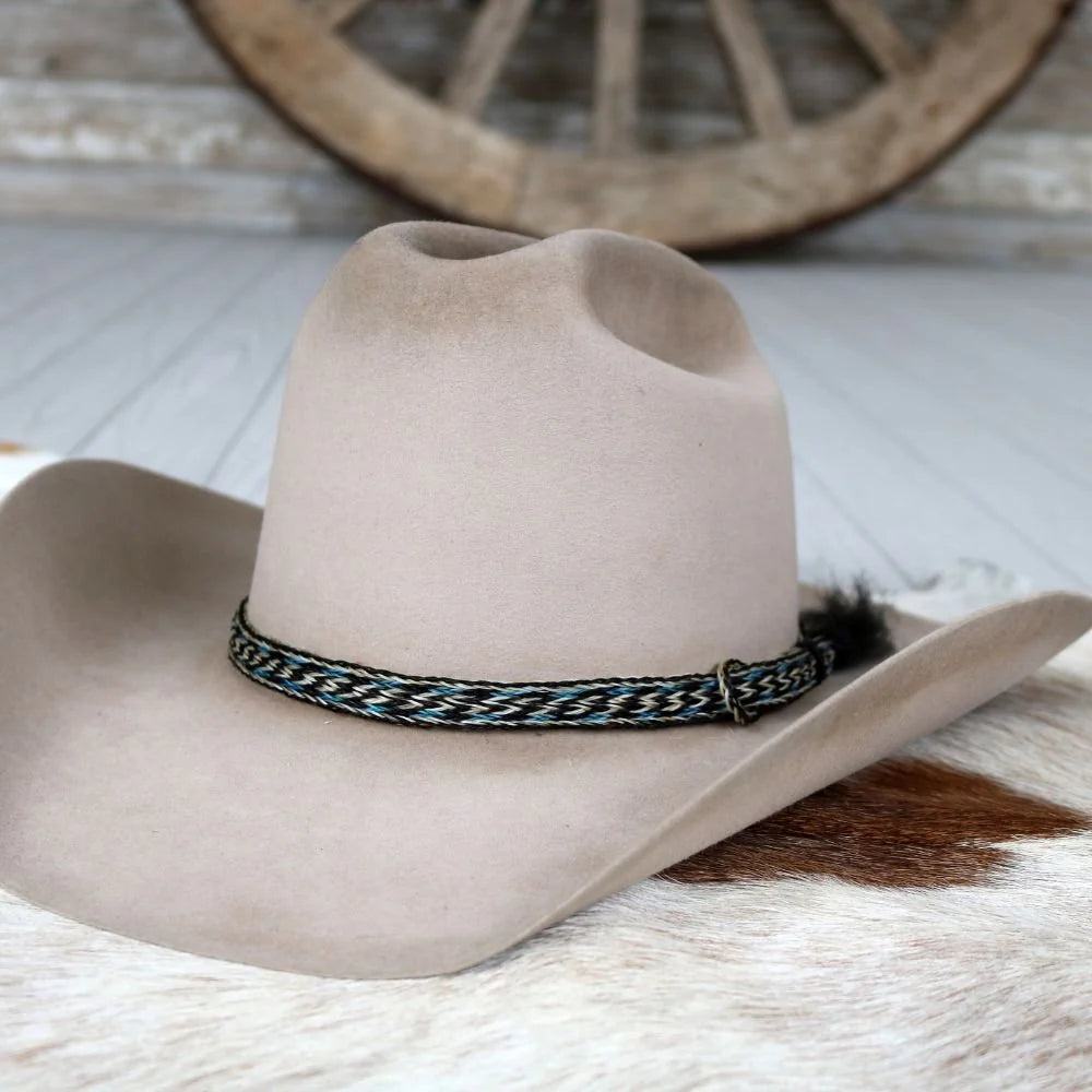 WL Horsehair Braided Tassel Hat Band