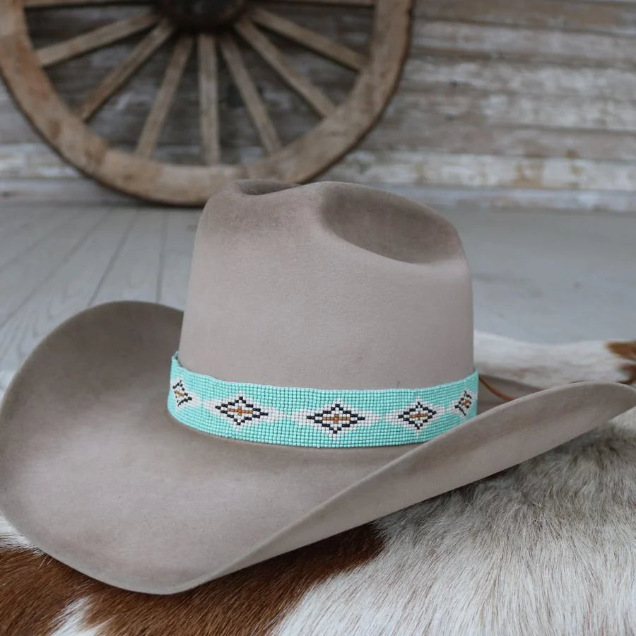 WL Western Beaded Hat Band