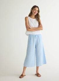 BD Ruffle Waist Wide Leg Crop