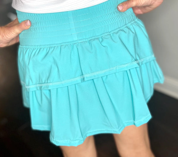 Ruffle Skirt Sea Foam