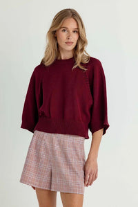 Sundays Mulberry Chester Sweater