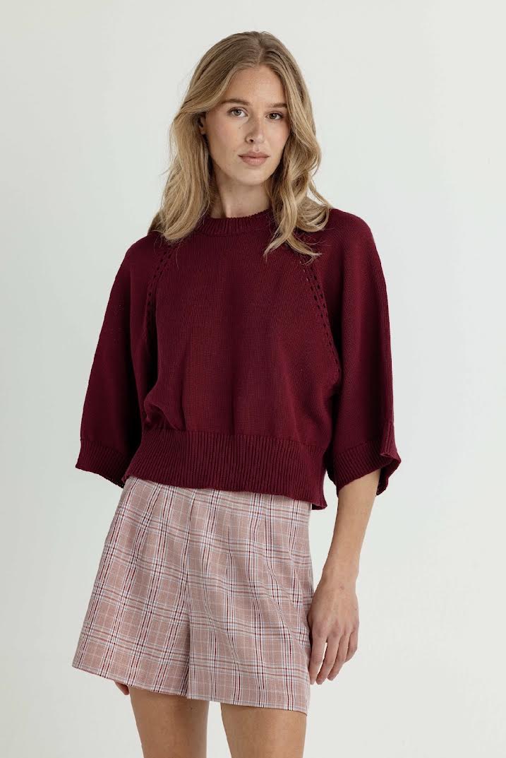 Sundays Mulberry Chester Sweater