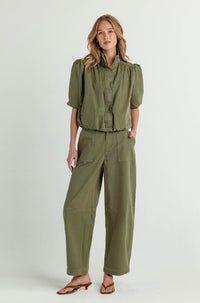 Sundays Teddy Olive Jacket