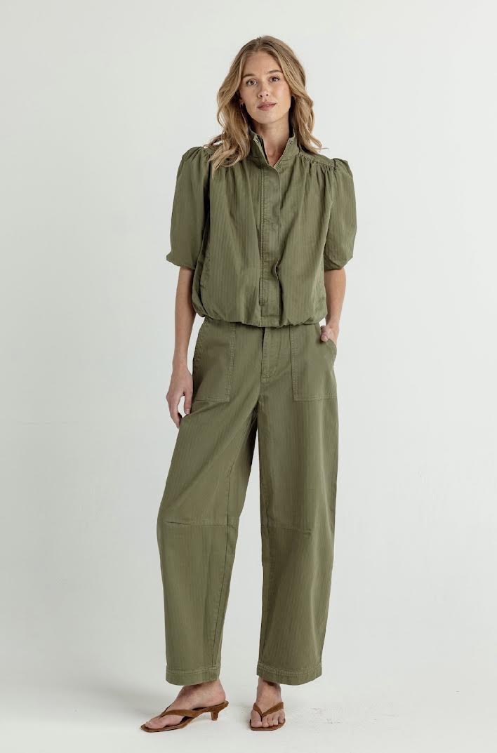 Sundays Teddy Olive Jacket