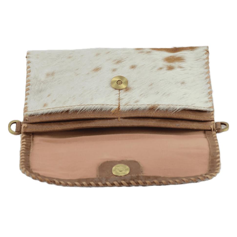 Crossbody Bag Cowhide Hairon Leather