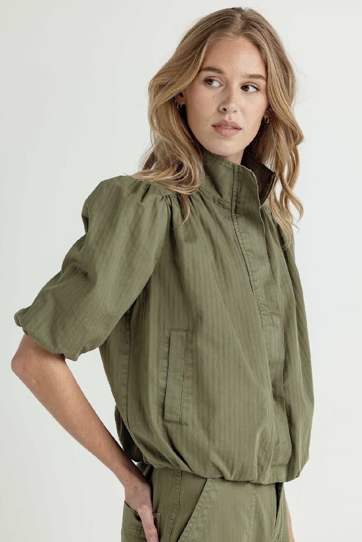 Sundays Teddy Olive Jacket