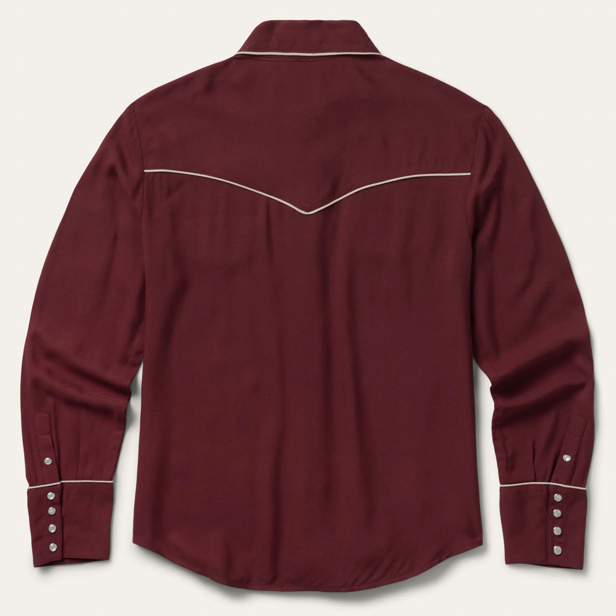 Stetson Twill Western L/S Wine