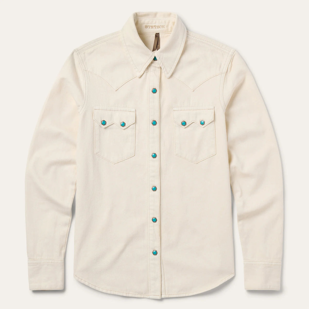 Stetson Turq Western Shirt