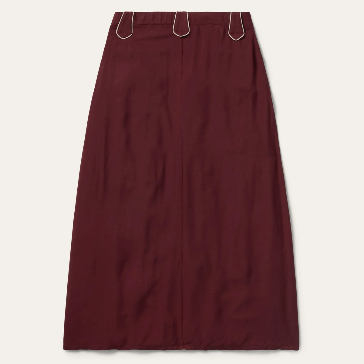 Stetson Twill Western Skirt Wine