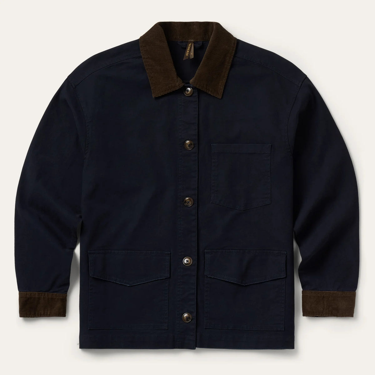 Stetson Navy Cord Barn Jacket