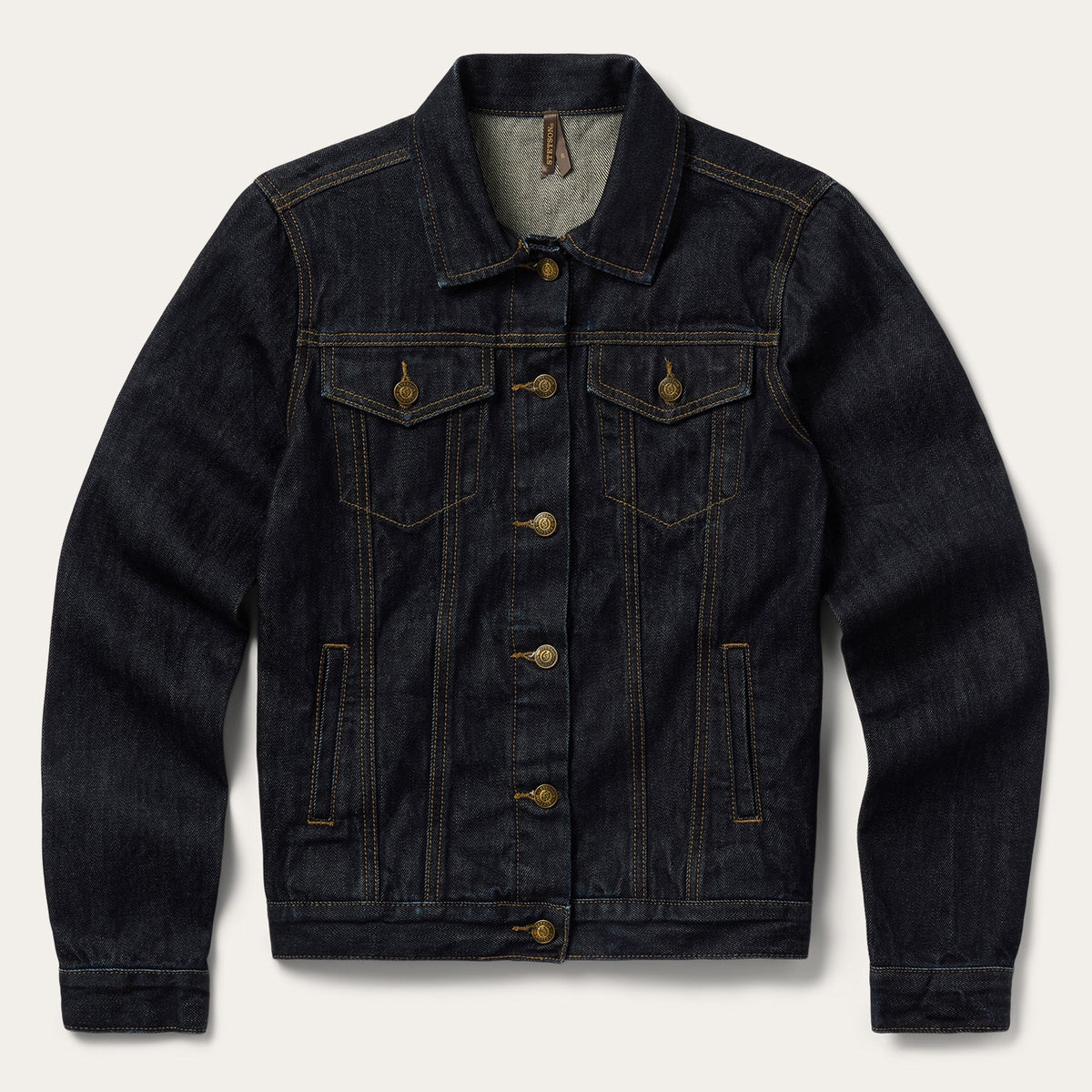 Stetson Raw Denim Jean Jacket Rinse
