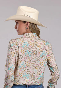 Stetson Prairie Floral Print L/S Shirt