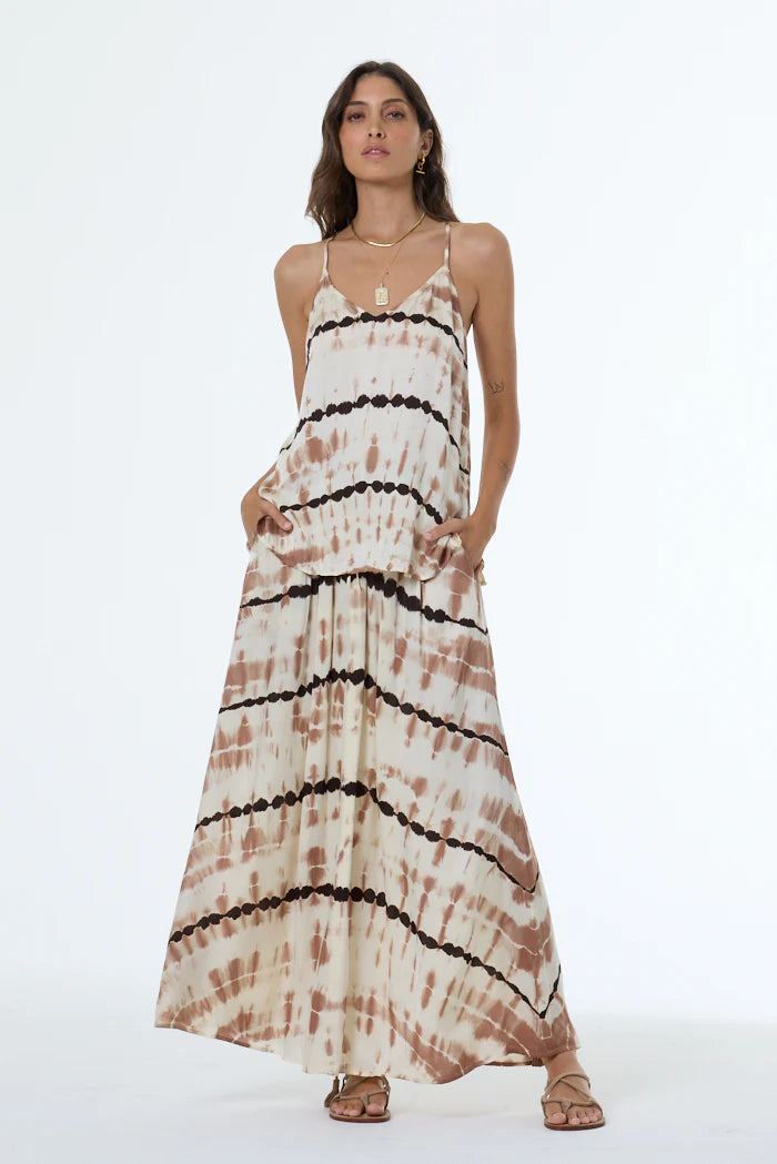 YFB Edola Maxi Skirt Fawn Cuba