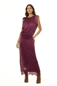 YFB Dentelle Dress Cherry Lacquer