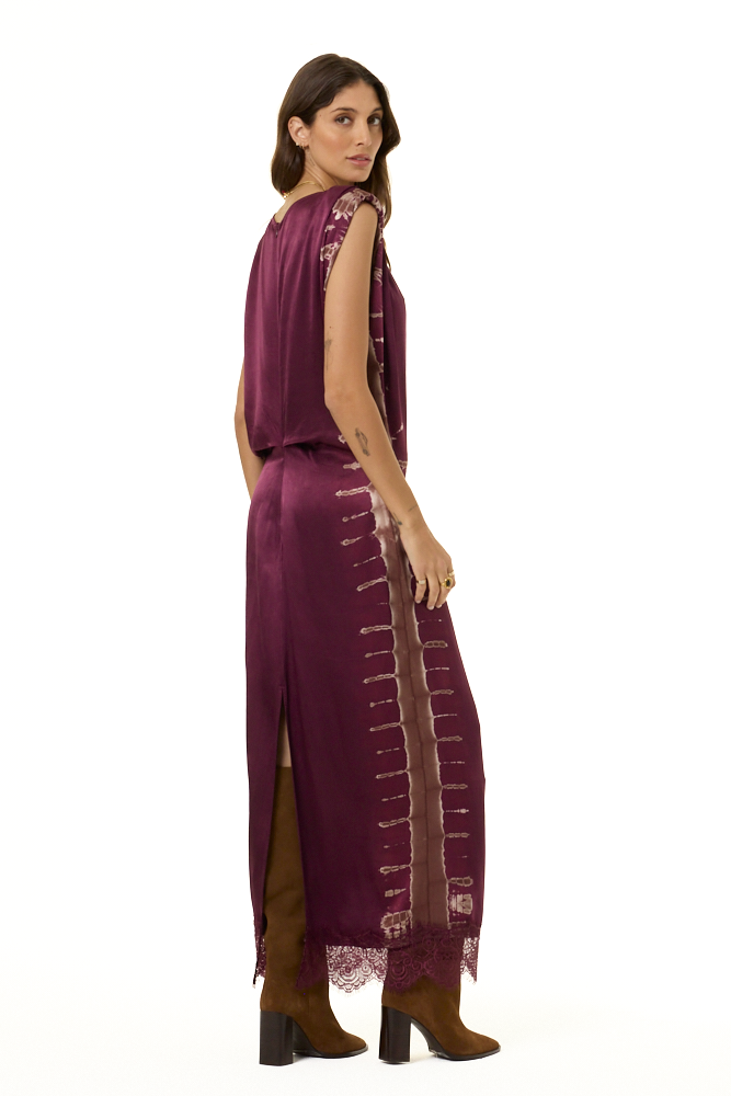 YFB Dentelle Dress Cherry Lacquer