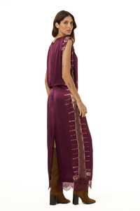 YFB Dentelle Dress Cherry Lacquer
