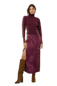 YFB Lane Turtle Neck Cherry Lacquer
