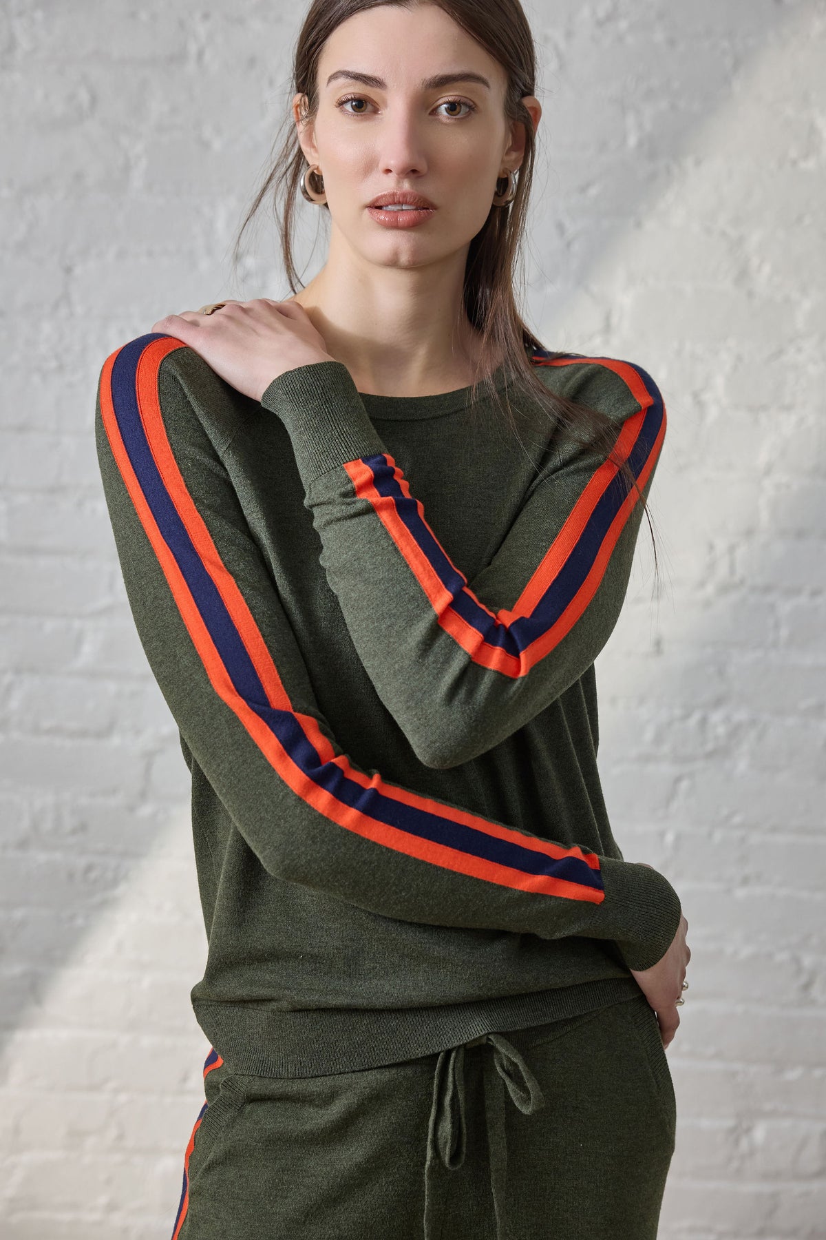 J Society Crew Neck Stripe