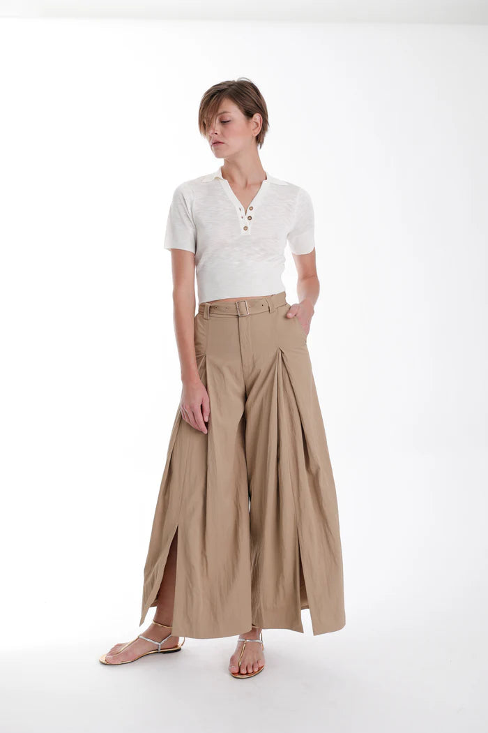 Karina Grimaldi Aspen Knit Top White