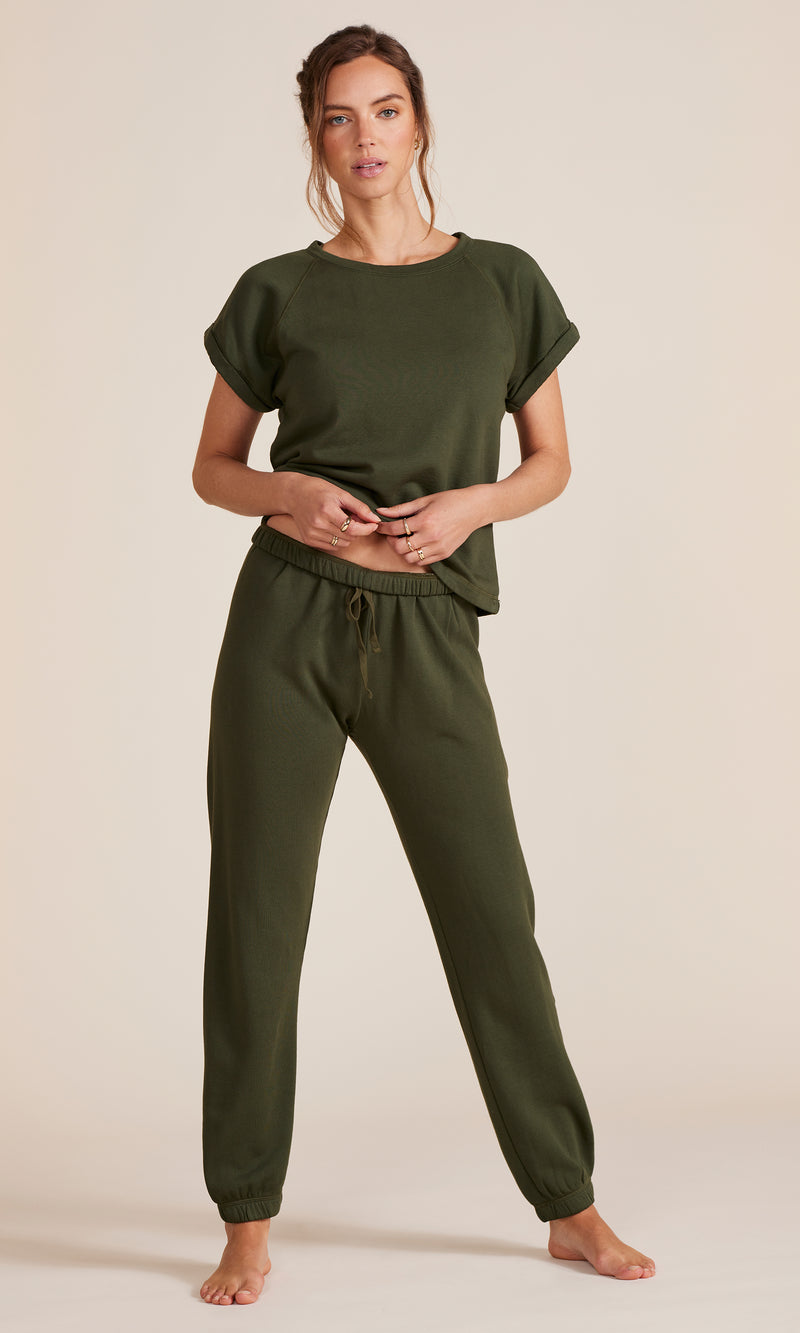 Bobi Boatneck Roll Slv Raglan