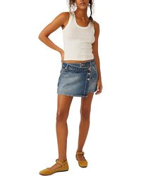 Free People Wynne Denim Skirt