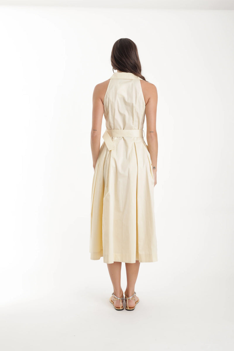 Karina Grimaldi Zarae Dress Pastel Yellow