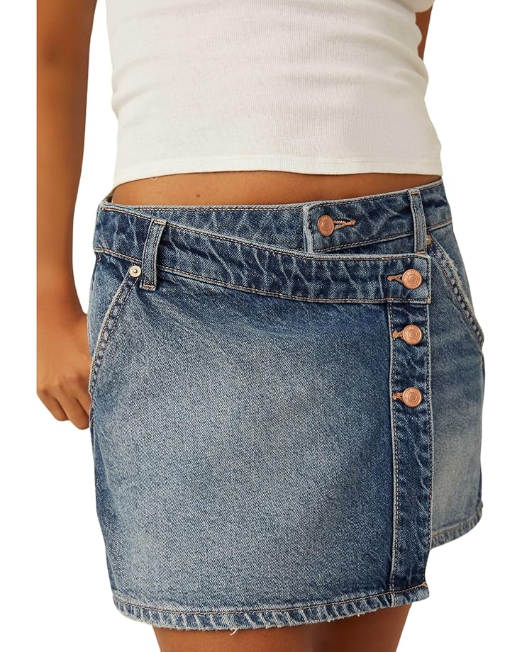 Free People Wynne Denim Skirt
