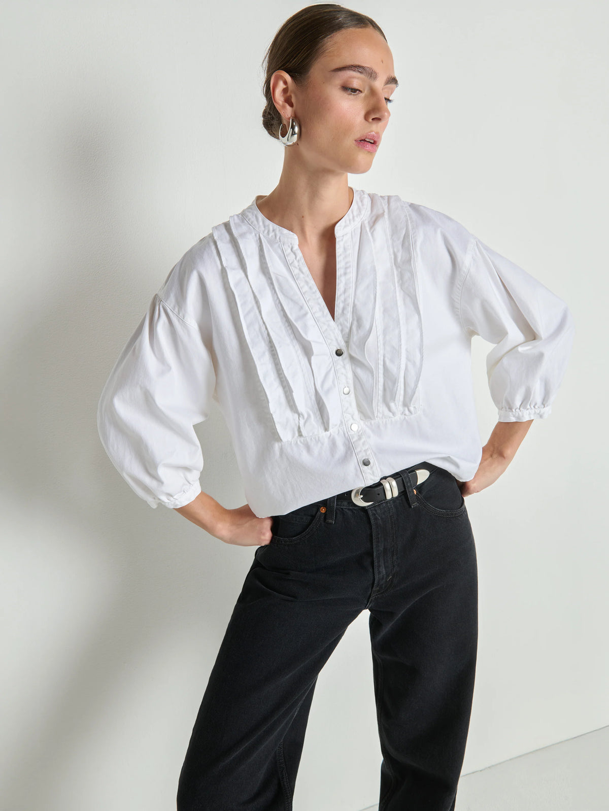 Nation Amelia Ruffle Shirt