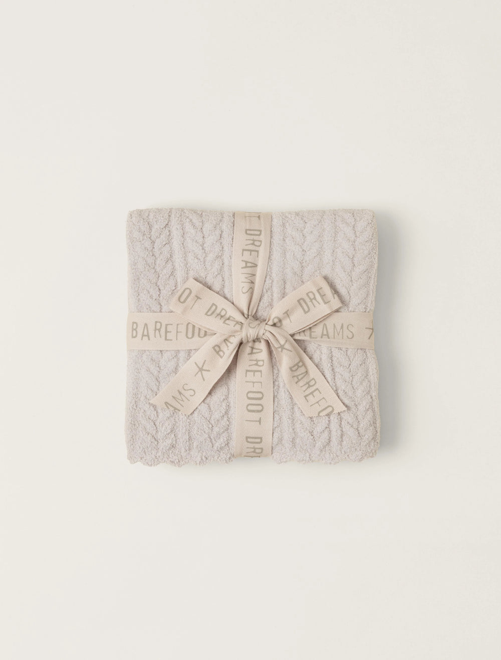 Barefoot Dreams CozyChic Lite Ribbed Baby Blanket - Pearl | Super Soft, Velvety Knit Blanket For Infants & Kids